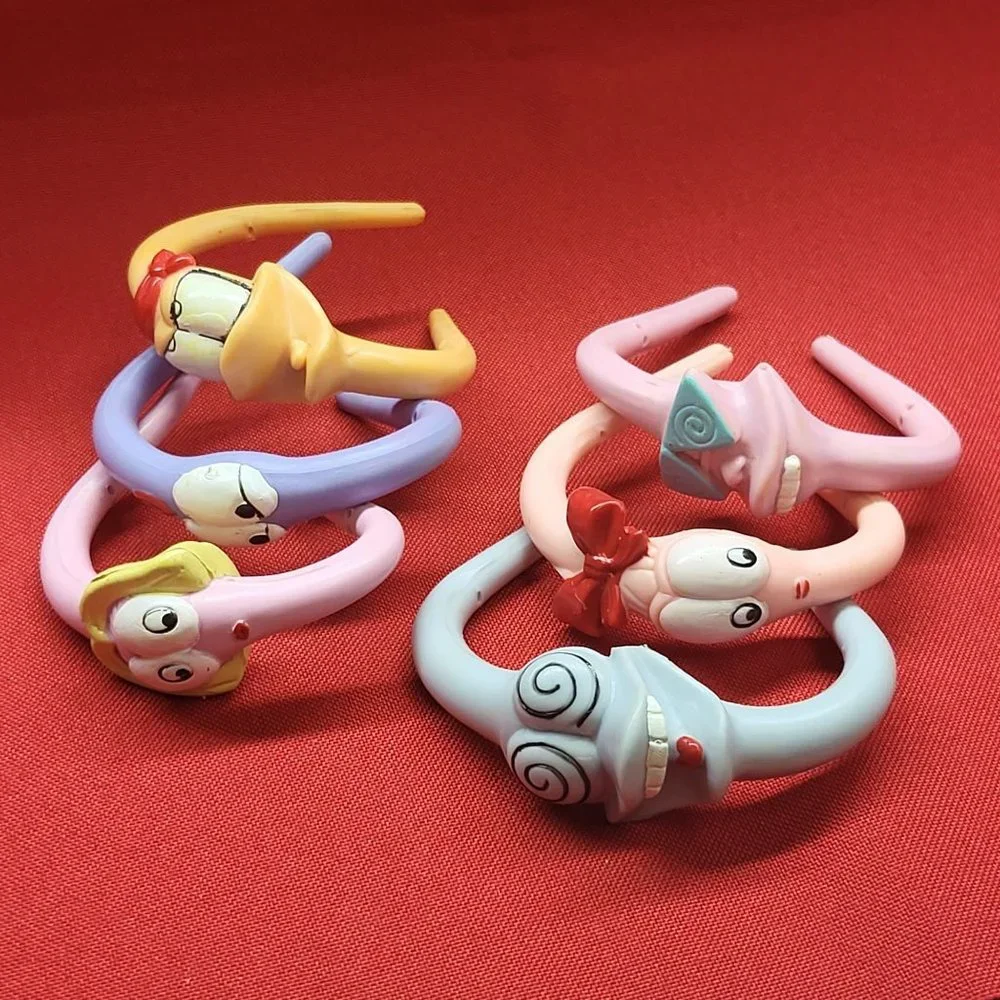Vintage Bendable Hair Ties Set of 6